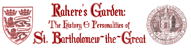 Rahere's Garden - Masthead